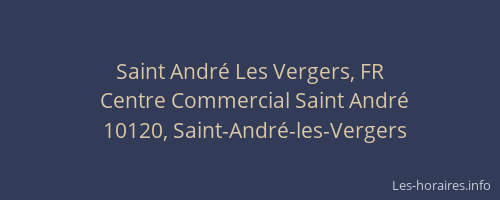 Saint André Les Vergers, FR