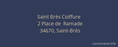Saint Brès Coiffure