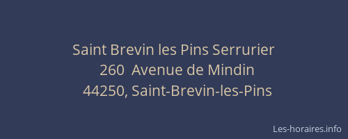 Saint Brevin les Pins Serrurier