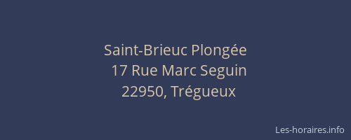 Saint-Brieuc Plong&eacute;e