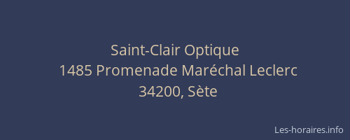 Saint-Clair Optique