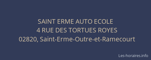 SAINT ERME AUTO ECOLE