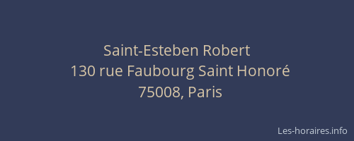 Saint-Esteben Robert