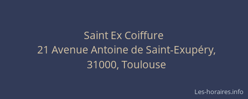 Saint Ex Coiffure