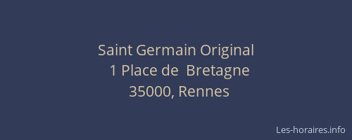 Saint Germain Original