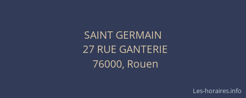 SAINT GERMAIN