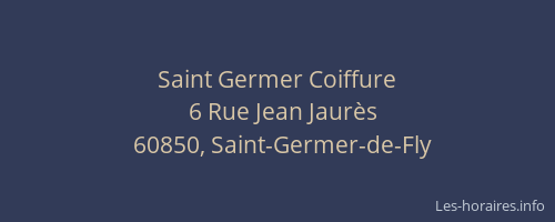Saint Germer Coiffure