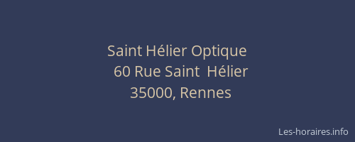 Saint Hélier Optique