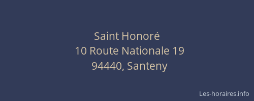 Saint Honor&eacute;