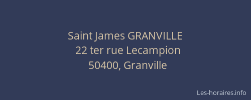 Saint James GRANVILLE