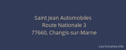 Saint Jean Automobiles