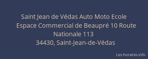 Saint Jean de Védas Auto Moto Ecole