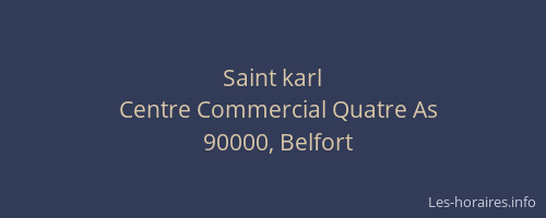 Saint karl