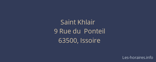 Saint Khlair