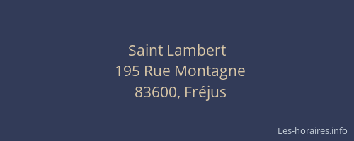Saint Lambert