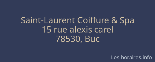 Saint-Laurent Coiffure & Spa