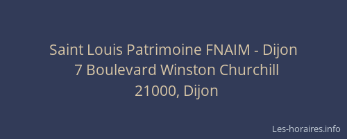 Saint Louis Patrimoine FNAIM - Dijon
