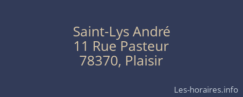 Saint-Lys André