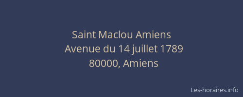 Saint Maclou Amiens