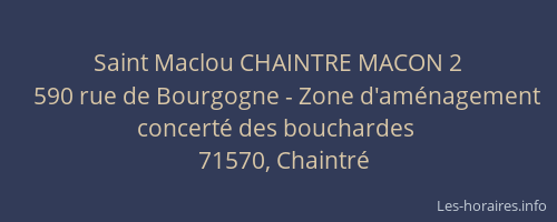 Saint Maclou CHAINTRE MACON 2