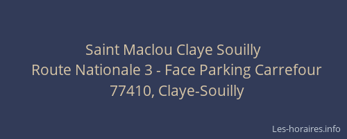 Saint Maclou Claye Souilly