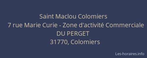 Saint Maclou Colomiers
