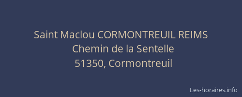 Saint Maclou CORMONTREUIL REIMS
