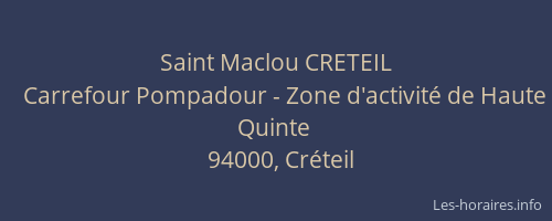 Saint Maclou CRETEIL