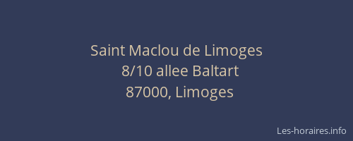 Saint Maclou de Limoges
