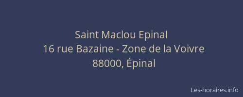 Saint Maclou Epinal