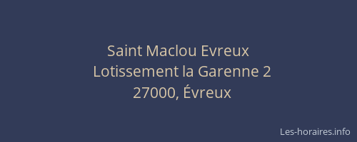 Saint Maclou Evreux