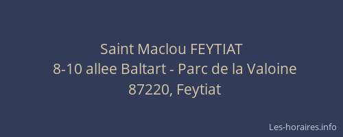 Saint Maclou FEYTIAT