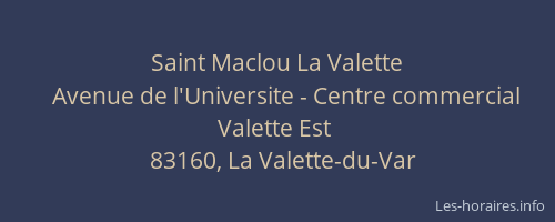 Saint Maclou La Valette