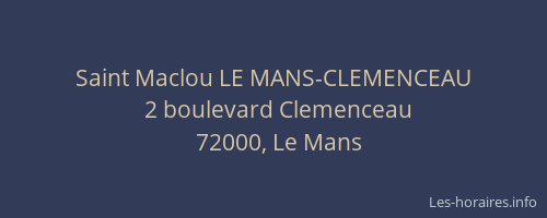 Saint Maclou LE MANS-CLEMENCEAU