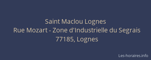 Saint Maclou Lognes