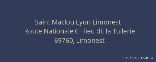 Saint Maclou Lyon Limonest