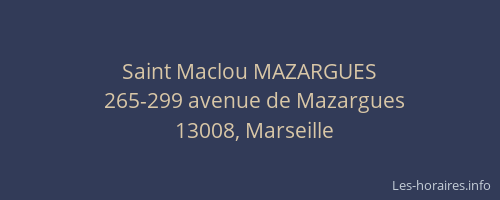 Saint Maclou MAZARGUES