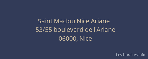 Saint Maclou Nice Ariane