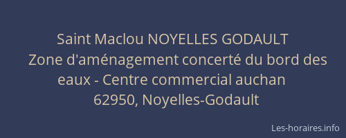 Saint Maclou NOYELLES GODAULT