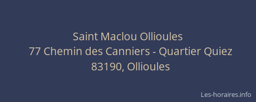 Saint Maclou Ollioules