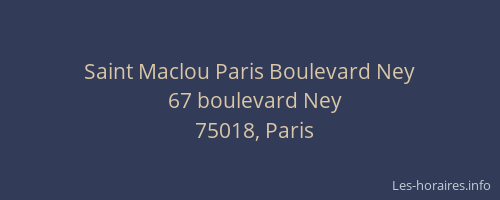 Saint Maclou Paris Boulevard Ney