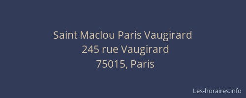 Saint Maclou Paris Vaugirard