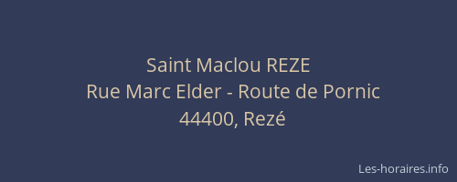 Saint Maclou REZE