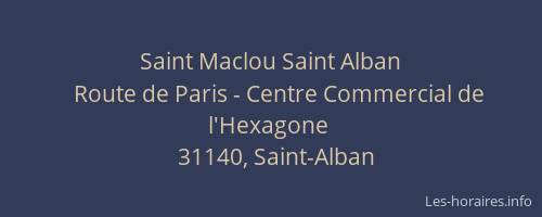 Saint Maclou Saint Alban