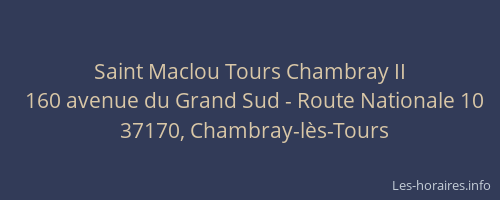 Saint Maclou Tours Chambray II