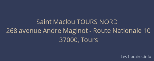 Saint Maclou TOURS NORD