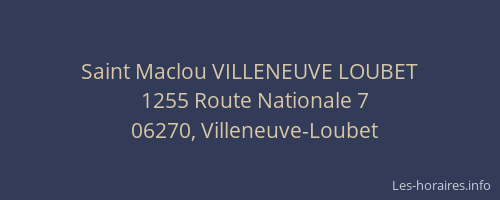 Saint Maclou VILLENEUVE LOUBET