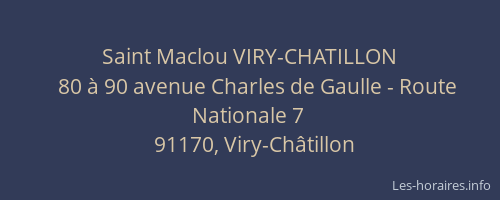 Saint Maclou VIRY-CHATILLON