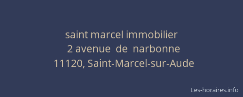 saint marcel immobilier