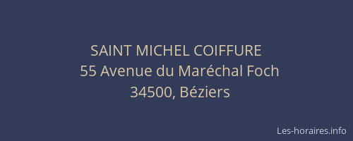 SAINT MICHEL COIFFURE